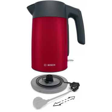 Electric kettle Bosch TWK 7L464  2400 W  1.7 l Red