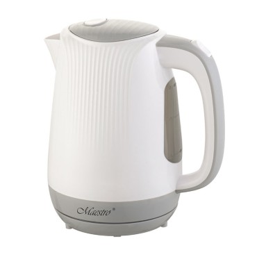 Feel-Maestro MR042 white electric kettle 1.7 L Grey  White 2200 W