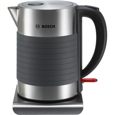 Bosch TWK7S05 electric kettle 1.7 L 2200 W Black  Grey