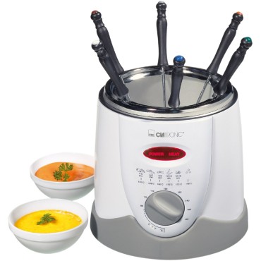 Clatronic FFR 2916 Single 1 L Stand-alone 900 W Deep fryer Grey  White