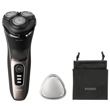 Philips S3242/12 men's shaver Rotation shaver Trimmer Black  Gold