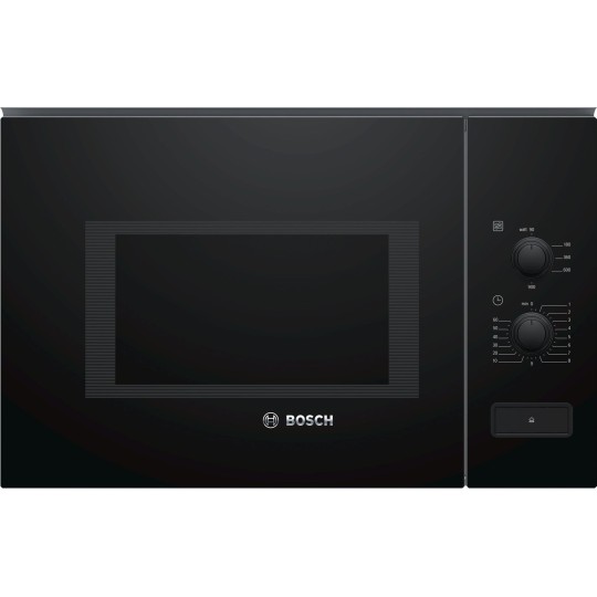 Bosch Serie 4 BFL550MB0 microwave Built-in Solo microwave 25 L 900 W Black Bosch Serie 4 BFL550MB0 microwave Built-in Solo microwave 25 L 900 W Black