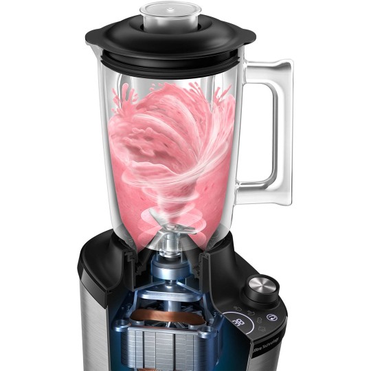 Philips 7000 series HR3760/00 blender Tabletop blender 1500 W Black Metallic