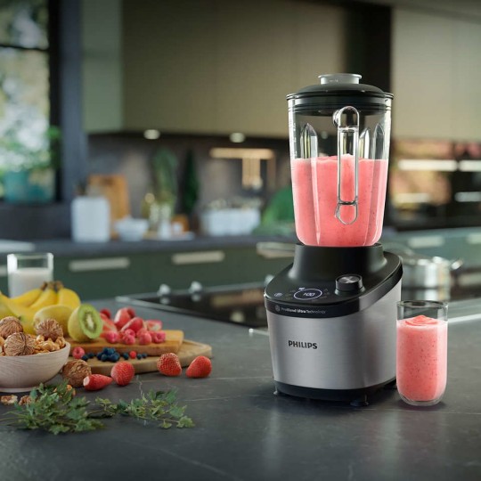 Philips 7000 series HR3760/00 blender Tabletop blender 1500 W Black Metallic