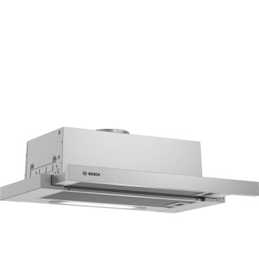 Bosch Serie 4 DFT63AC50 cooker hood Semi built-in (pull out) Silver 360 m3/h D