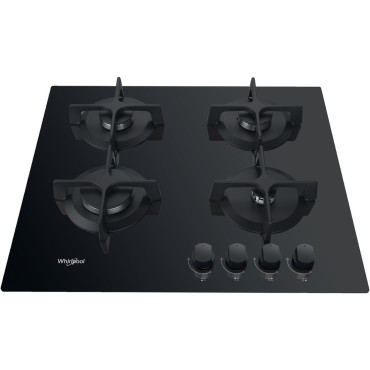 Whirlpool AKT 616/NB hob Black Built-in 60 cm Gas 4 zone(s)