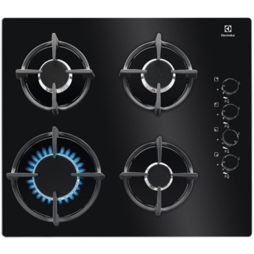 Electrolux EGG6407K Black Built-in 59 cm Gas 4 zone(s)