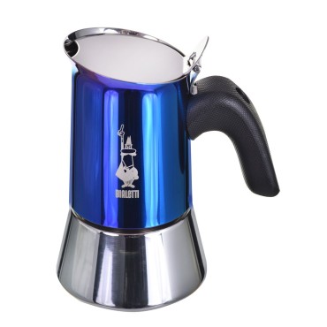 BIALETTI MOKA POT NEW VENUS 2TZ - BLUE