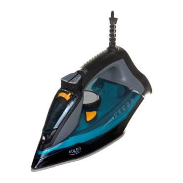 Adler AD 5032 iron Dry iron Ceramic soleplate Black  Blue  Gray 2400 W