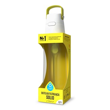 dafi SOLID 0.7 l bottle with filter cartridge (yellow)