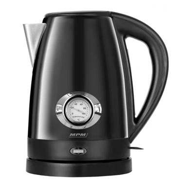 MPM Cordless kettle MCZ-108/C black 1 7 L