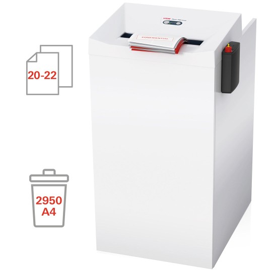HSM Pure 740 max shredder 240 l 4 5x30 mm