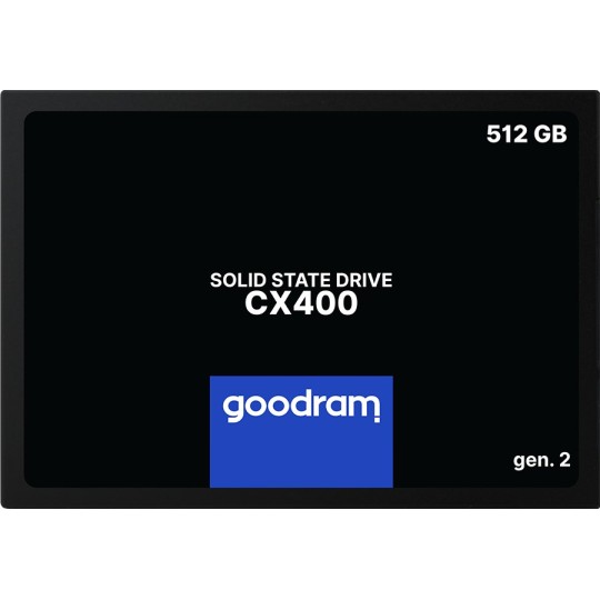 Goodram CX400 gen.2 2.5 512 GB Serial ATA III 3D TLC NAND