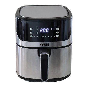 N'OVEEN Hot air fryer NOVEEN AF550 6.5 l 1600 W Black  Silver