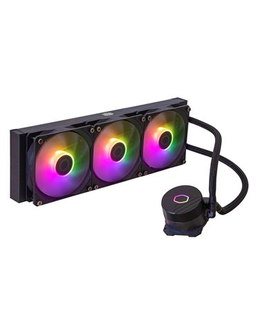 Cooler Master MasterLiquid 360L Core ARGB Processor Vätskekylningskit 12 cm Svart