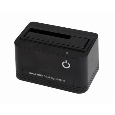 Gembird HD32-U2S-5 docking station for 2.5  and 3.5  hard drives USB 2.0 Type-A Black