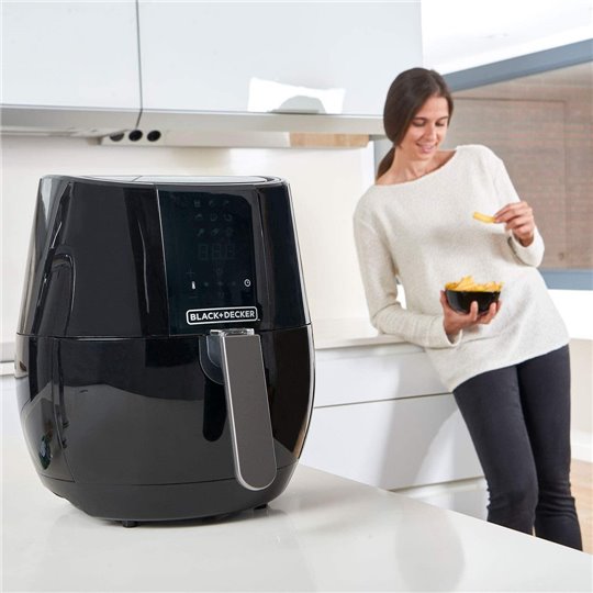 Black & Decker Air Fryer Digital Control 3,5L Black