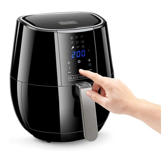Black & Decker Air Fryer Digital Control 3,5L Black