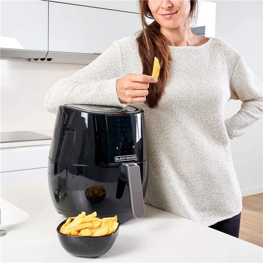 Black & Decker Air Fryer Digital Control 3,5L Black