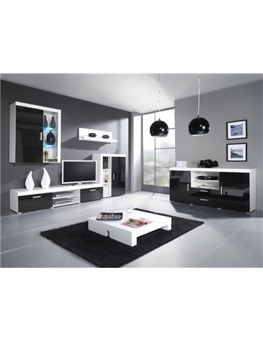 Cama MEBLE Cama sideboard SAMBA white/white gloss